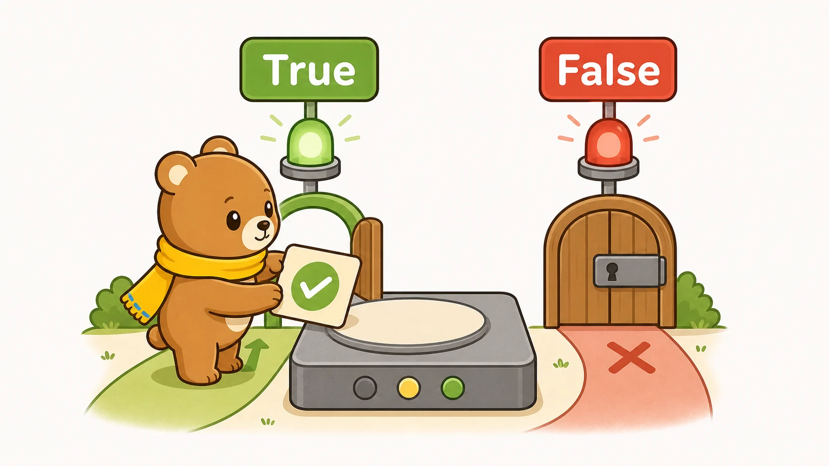 TrueとFalseって何？の図解