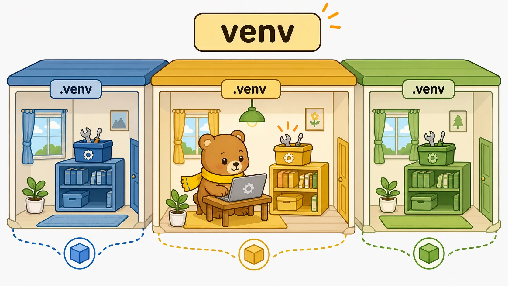 venvって何？の図解